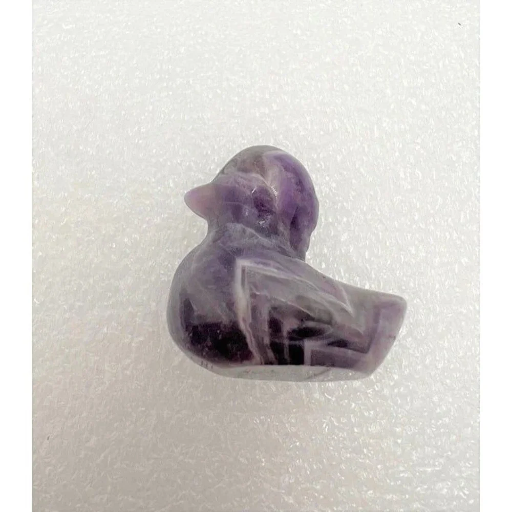 Genuine Gemstone Duck Carving - Your Choice